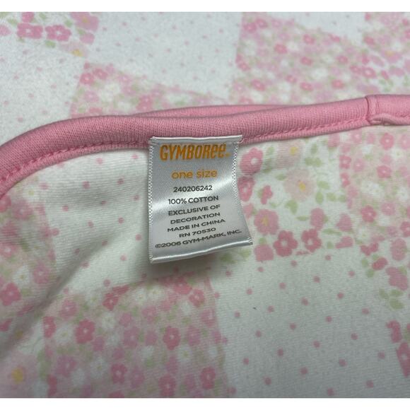 Gymboree 2007 Garden Party Baby Blanket Pink White Floral Butterfly *READ* - Picture 10 of 10